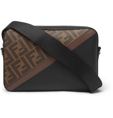 fendi embossed messenger bag|fendi messenger bags men's.